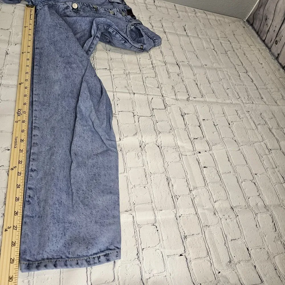 Vintage Sasson‎ Jeans Size 6 Button Fly High Rise Tapered Mom Skater Acid Wash
